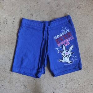 Vintage Jim Benton it's Happy Bunny Graphic Shorts "Nobody Ever Suspects Me" S